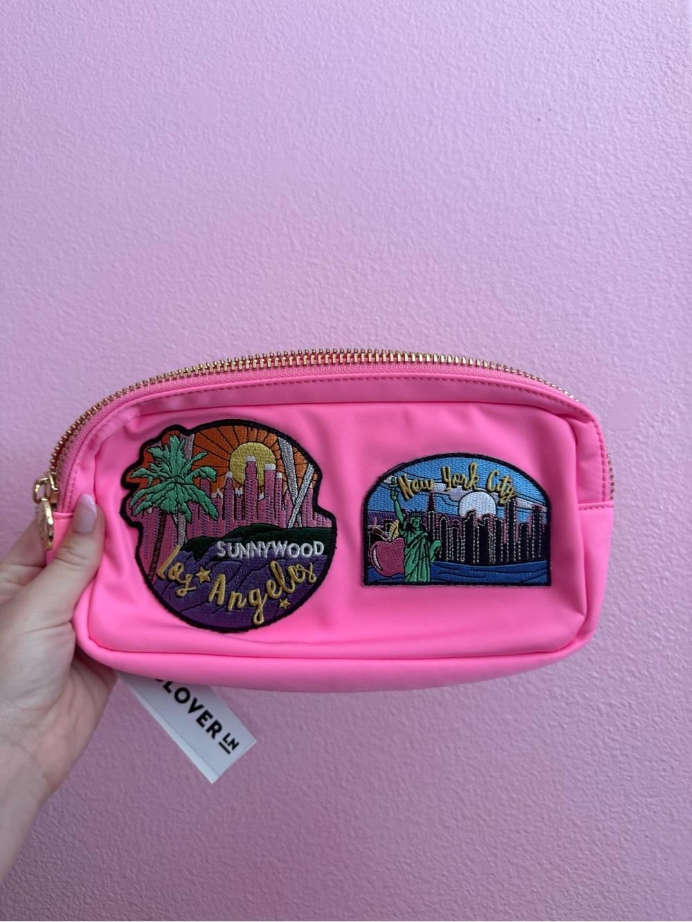 Cities Bubblegum Pink SCL Small Pouch NWT